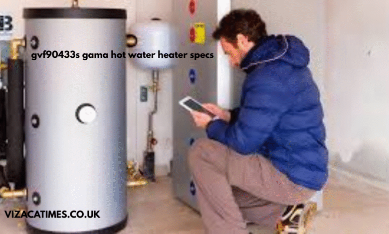 gvf90433s gama hot water heater specs