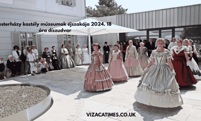 esterházy kastély múzeumok éjszakája 2024. 18 óra díszudvar