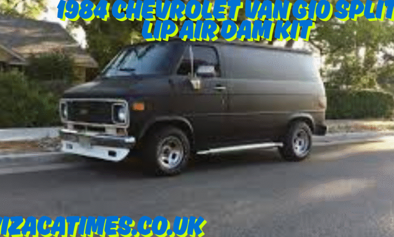 1984 chevrolet van g10 split lip air dam kit
