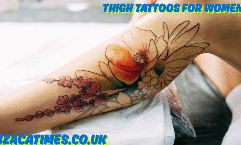 thigh tattoos for women