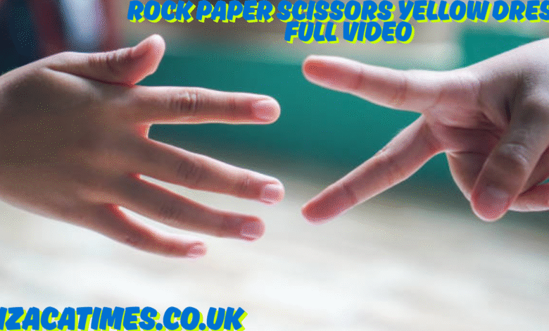rock paper scissors yellow dress full video