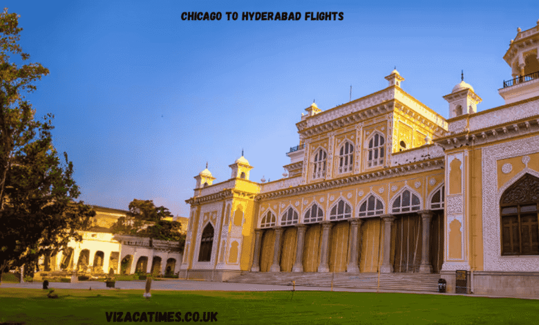 chicago to hyderabad flights