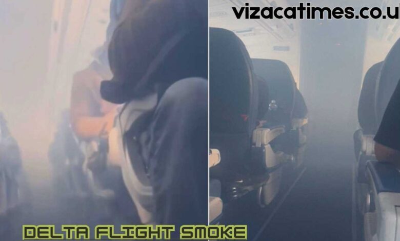 delta flight smoke