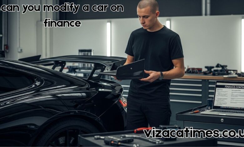 can you modify a car on finance