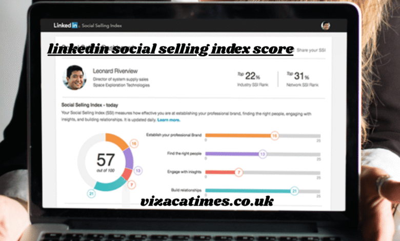linkedin social selling index score