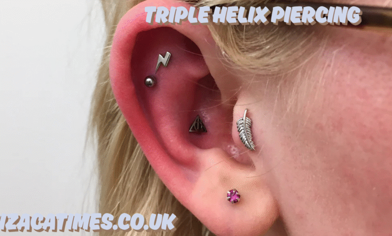 triple helix piercing