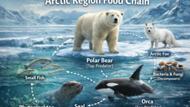 arctic region food chain